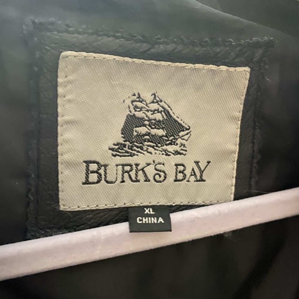 Burks Bay Leather Jacket Full Zip size XL - Picture 5 of 7